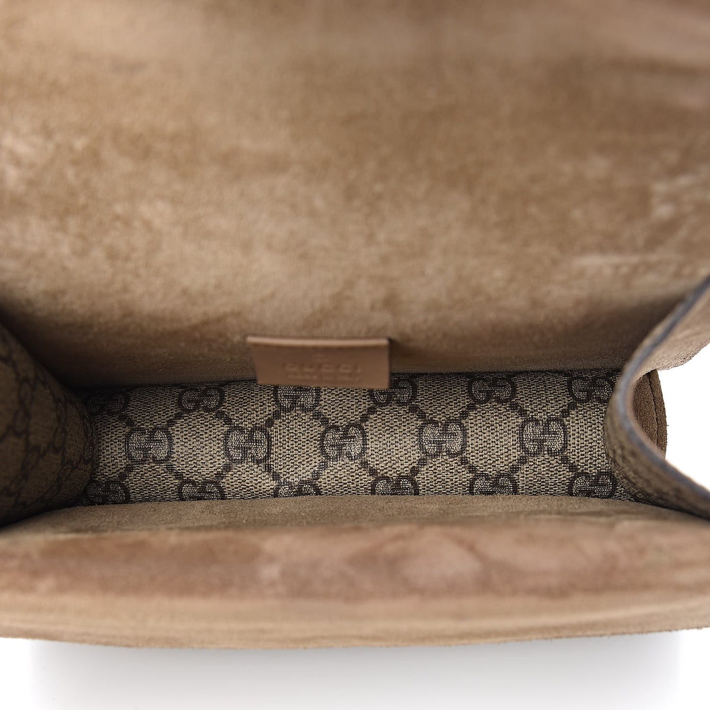GG Supreme Monogram Mini Dionysus Shoulder Bag Taupe