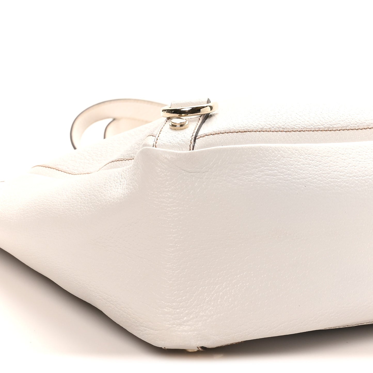 Calfskin Large Abbey Tote White