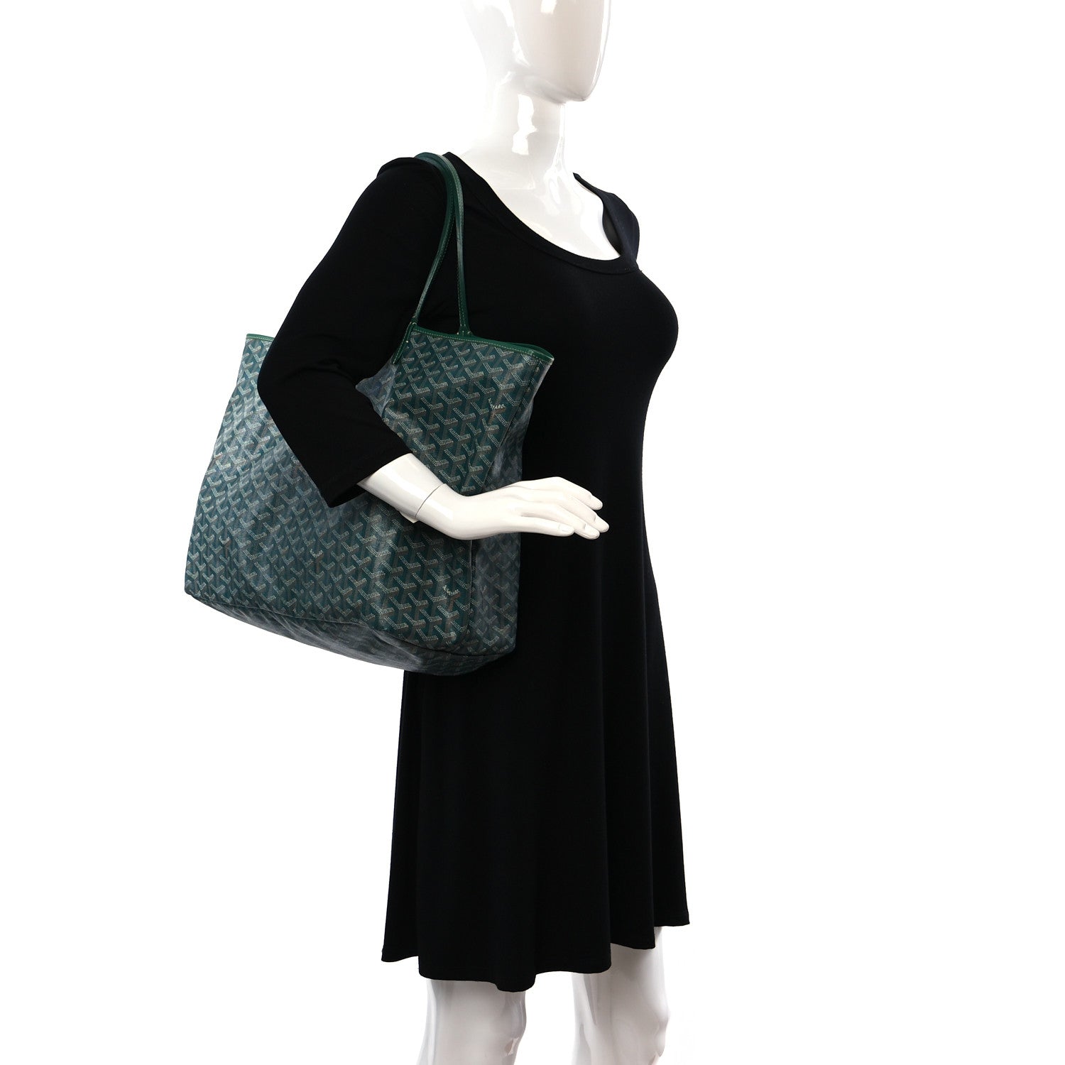 Goyard Goyardine Saint Louis GM Green 2 of 11