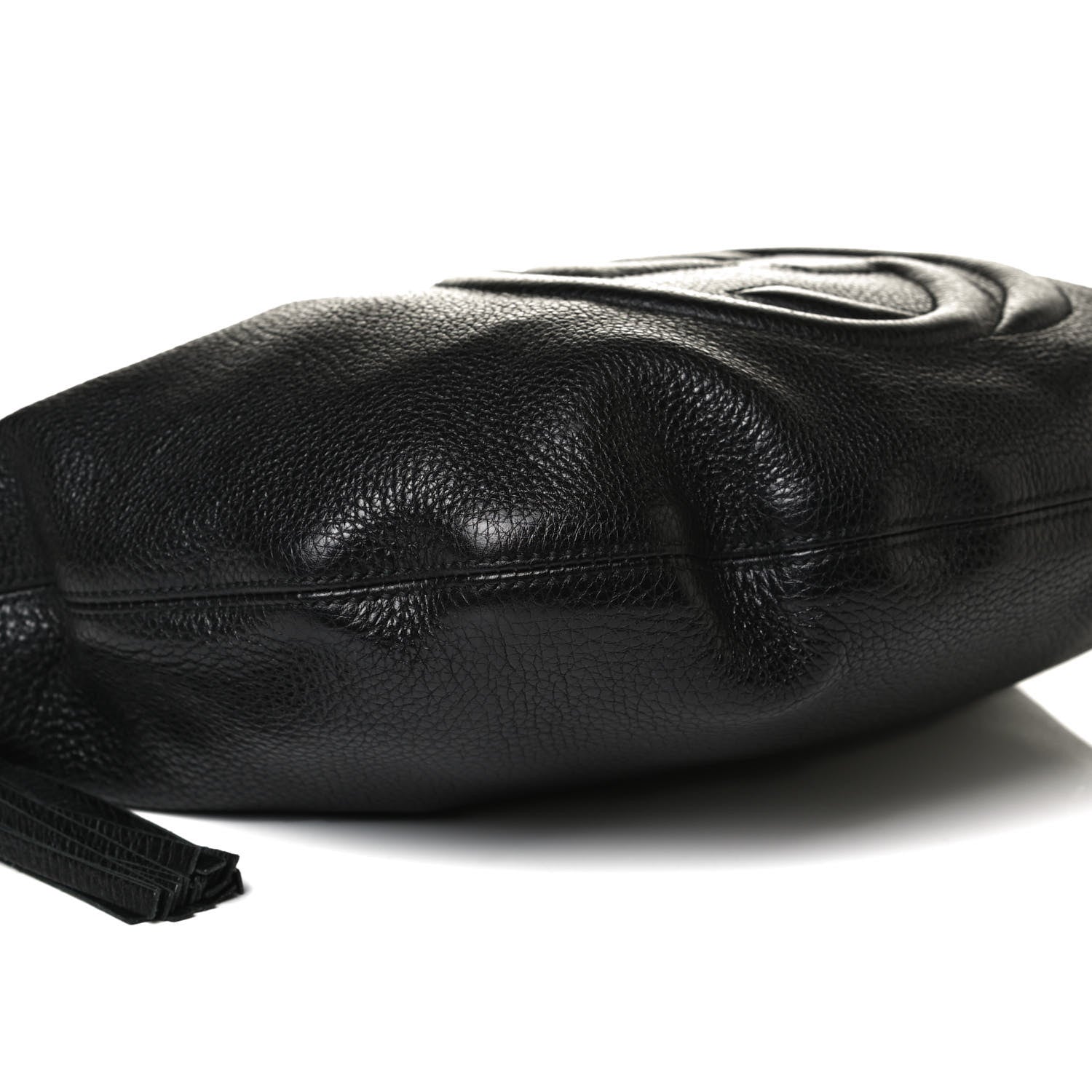 Gucci Pebbled Calfskin Medium Soho Hobo Black 17 of 27