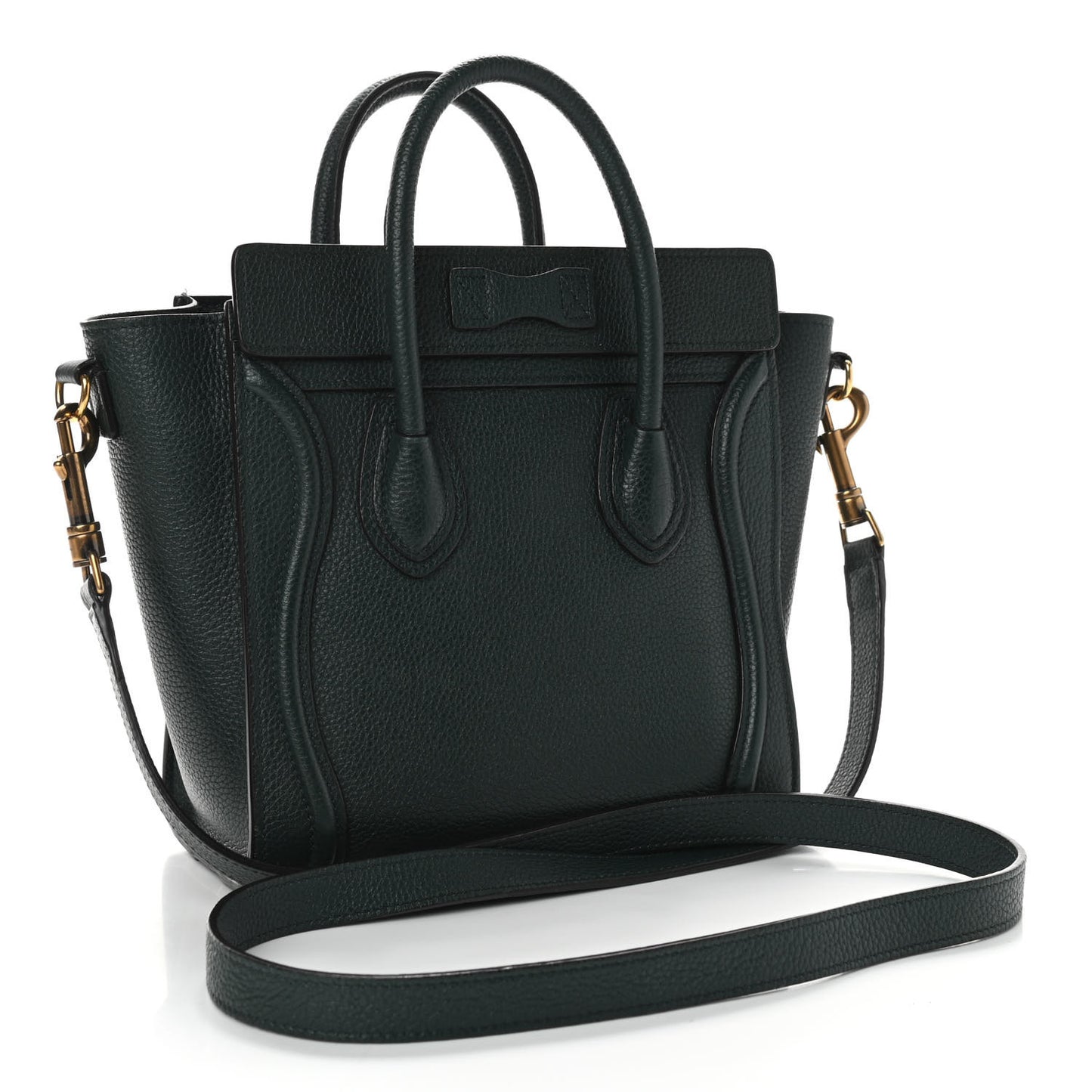 Drummed Calfskin Nano Luggage Amazone