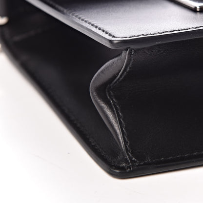 Prada City Calf Crystal Embellished Ribbon Bag Black 7 of 8