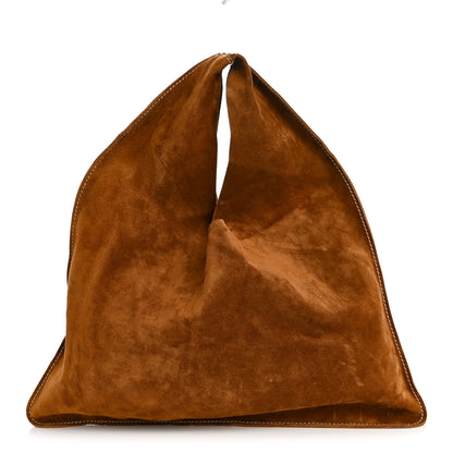 The Row Suede Small Bindle Bag Bistre Ecru 1 of 9