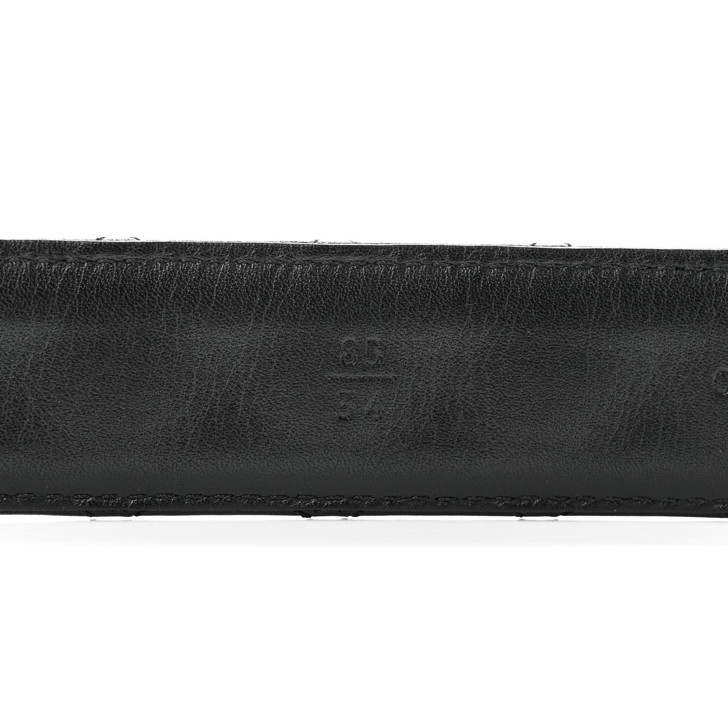 Calfskin Quilted CC Chain Belt 85 34 Black