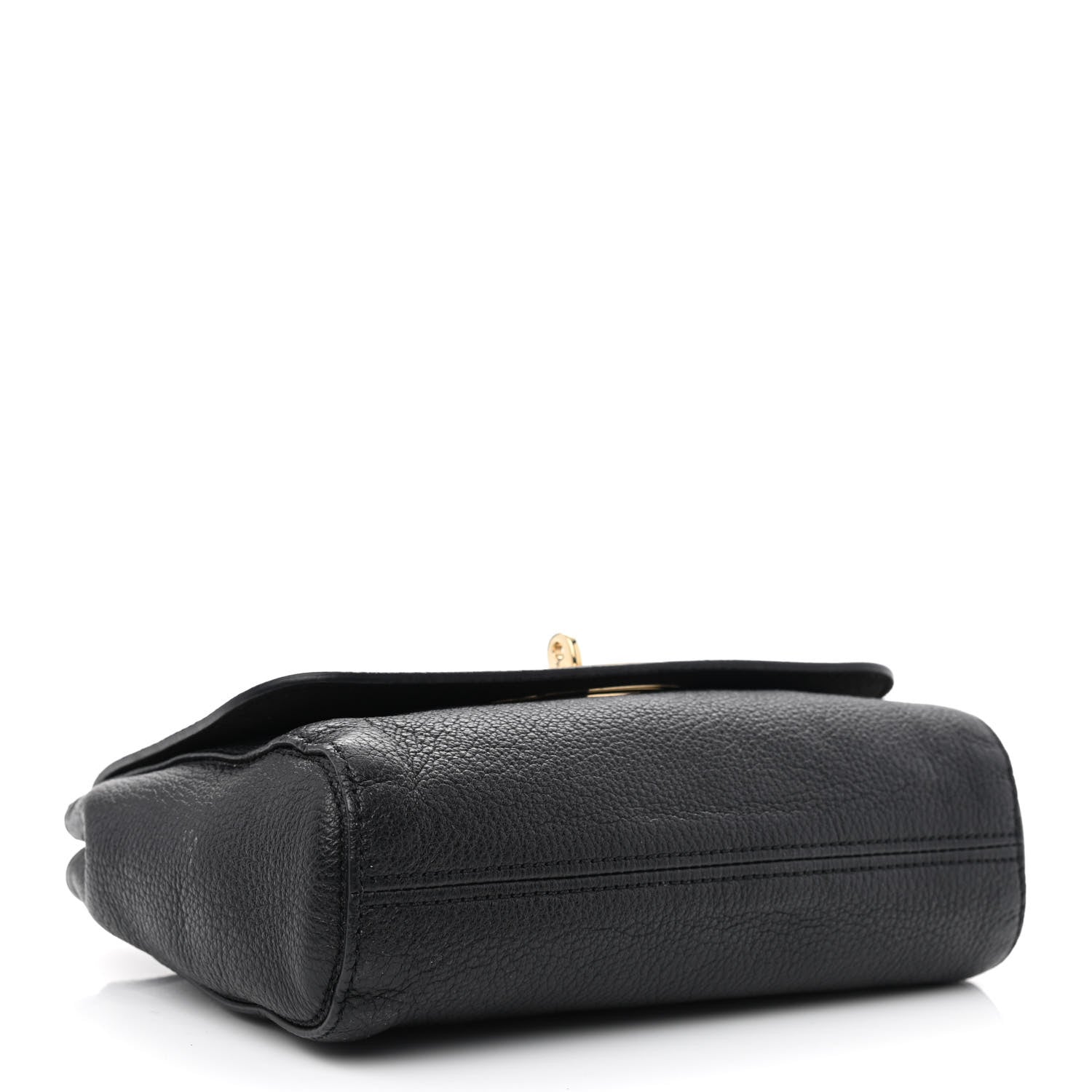 Mulberry Glossy Goatskin Small Lily Flap Black 4 of 10