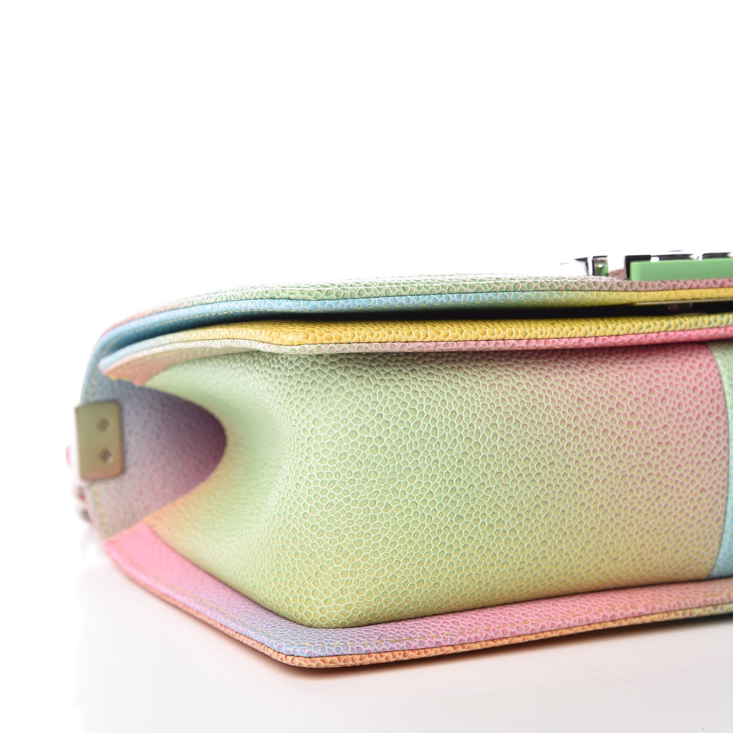 Chanel Caviar Quilted Medium Cuba Rainbow Boy Flap Multicolor 5 of 13