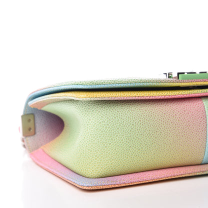 Chanel Caviar Quilted Medium Cuba Rainbow Boy Flap Multicolor 5 of 13