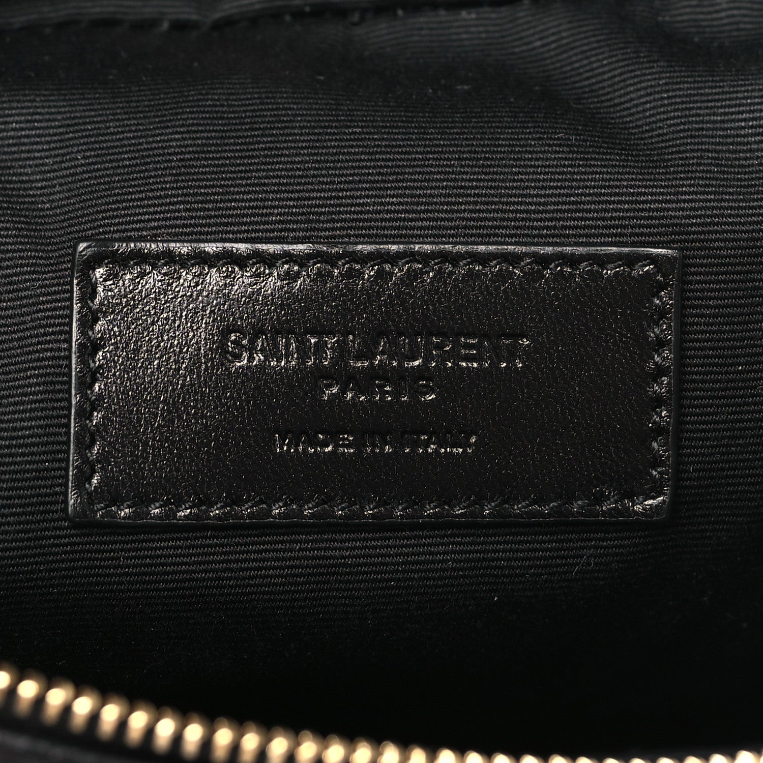 Saint Laurent Lambskin Quilted Binocular Case Black 6 of 10