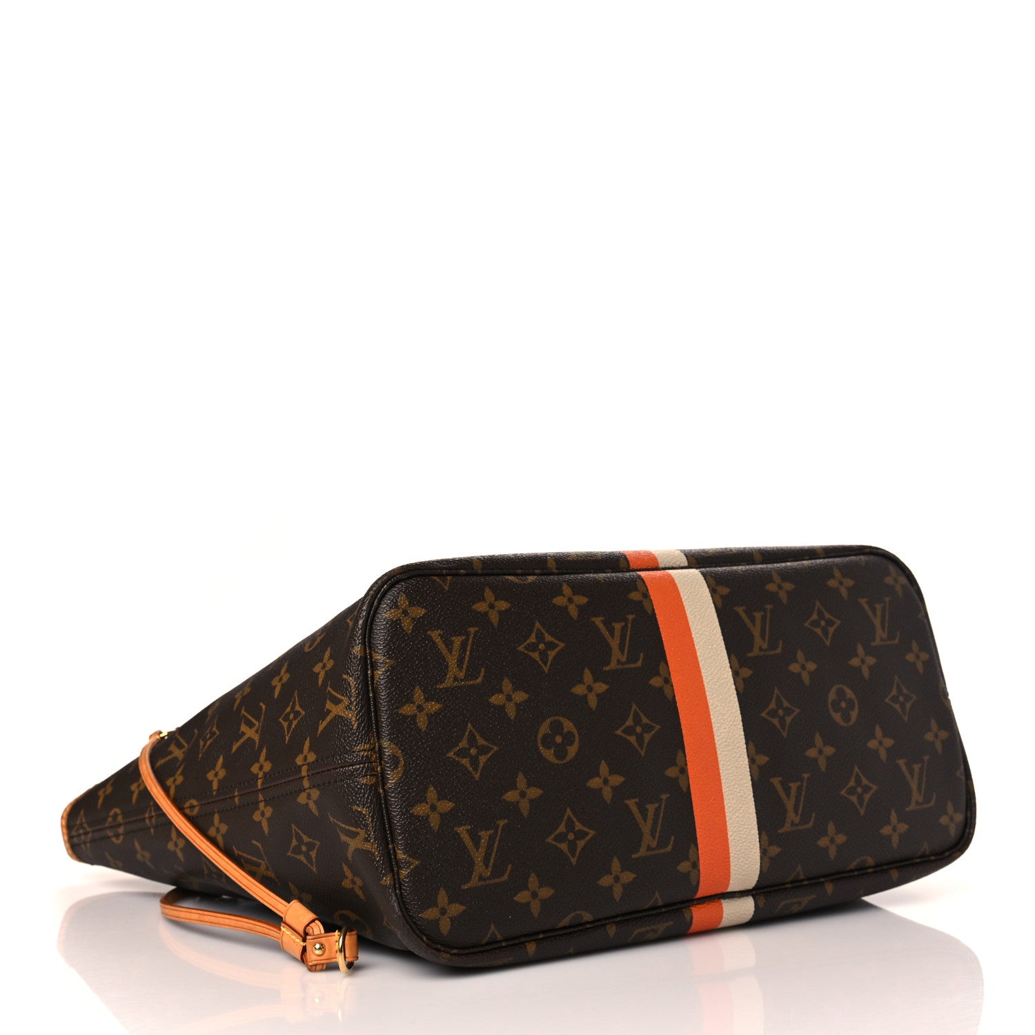 Louis Vuitton Monogram My LV Heritage Neverfull MM Orange Ivory 3 of 10