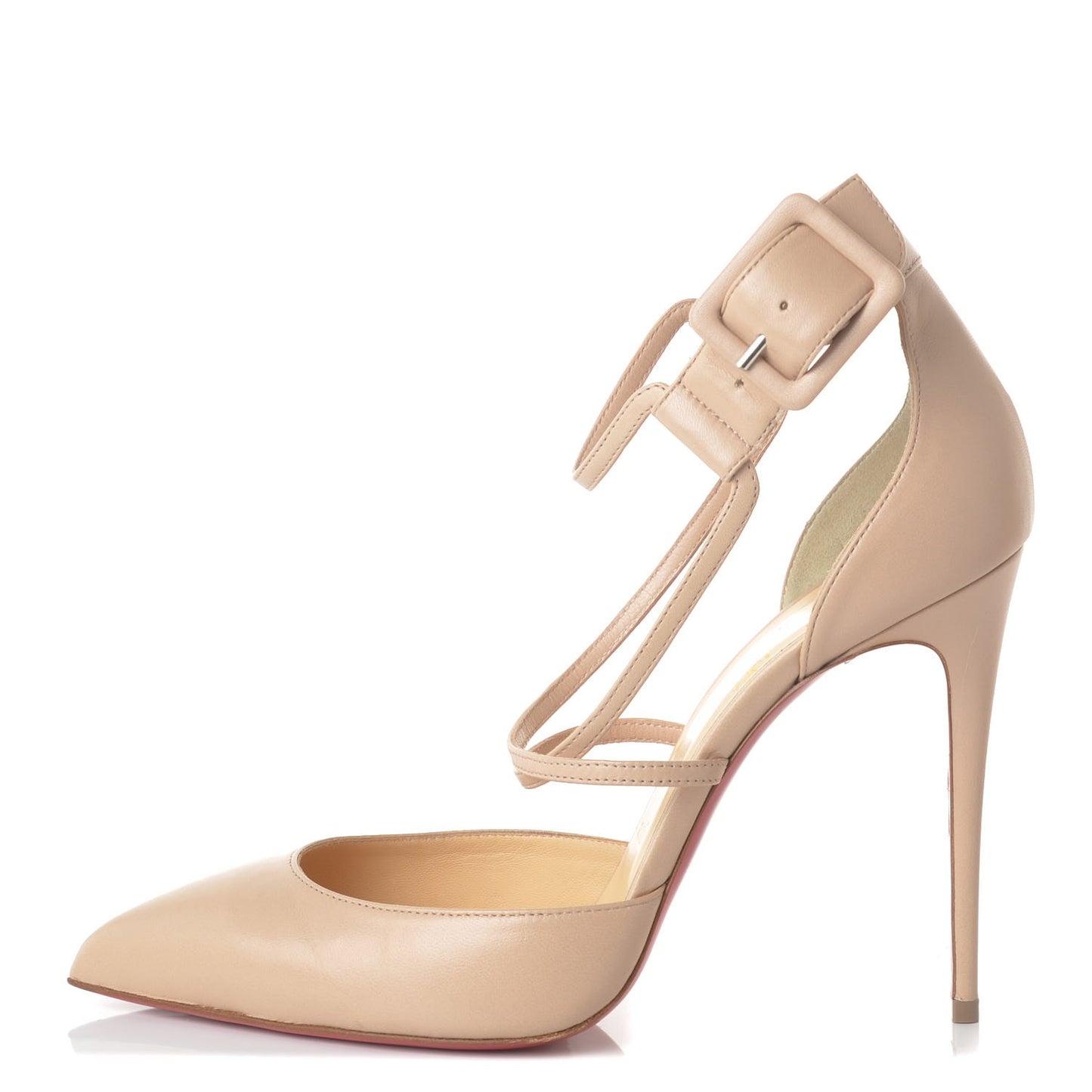 Shiny Nappa Suzanna 100 Pumps 40 Nude