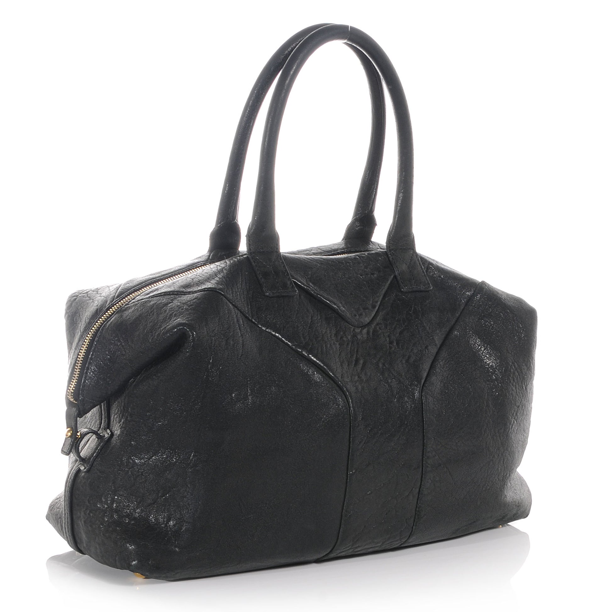 Saint Laurent Coated Lambskin Easy Sac Black 3 of 7