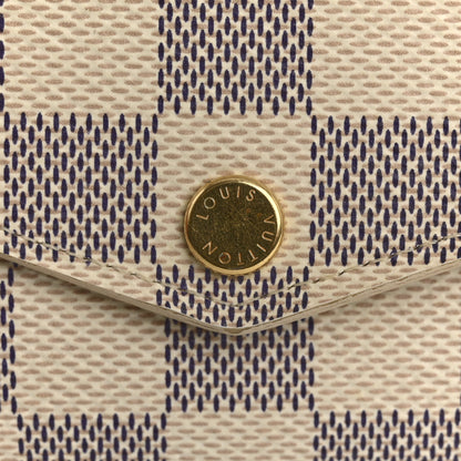 Louis Vuitton Damier Azur Sarah Wallet NM 11 of 14