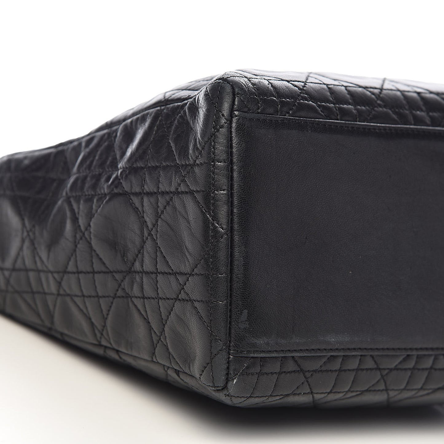 Lambskin Cannage Medium Lady Dior Black