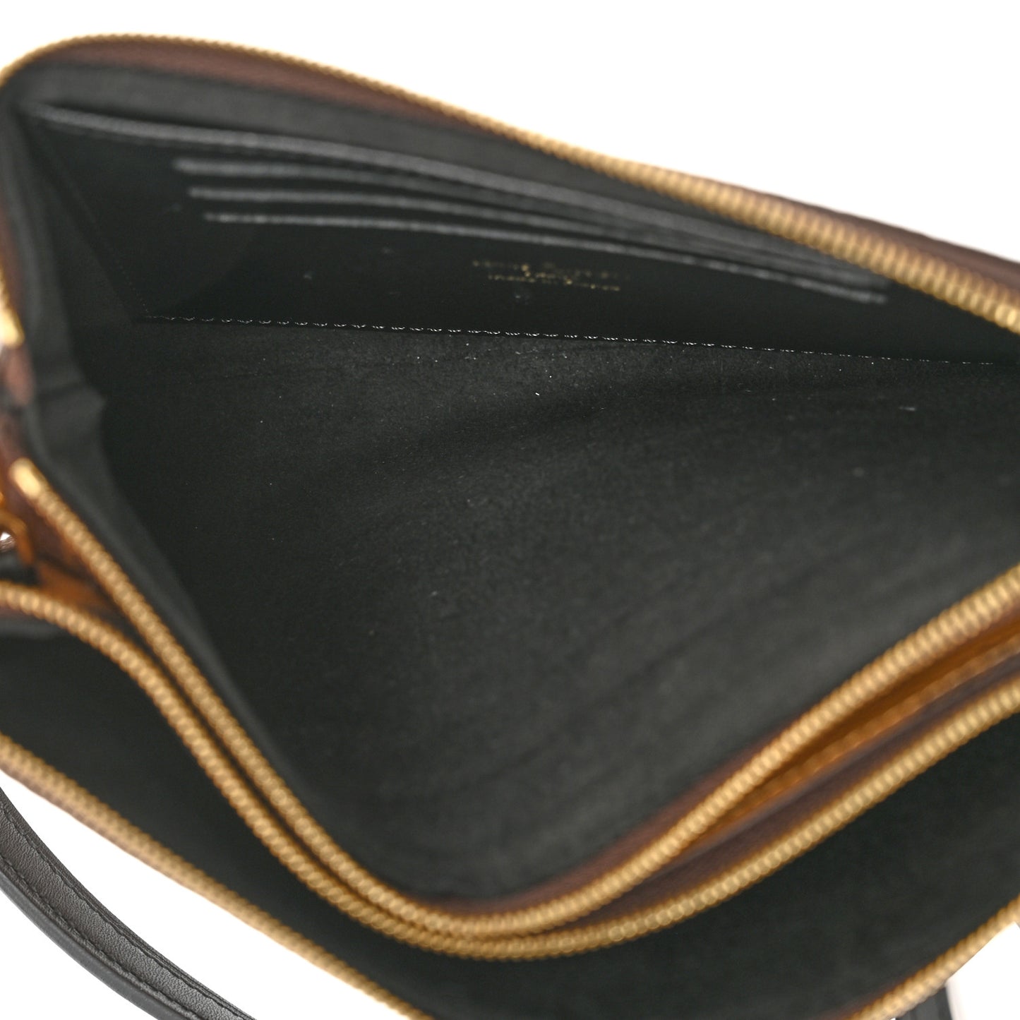 Reverse Monogram Giant Double Zip Pochette