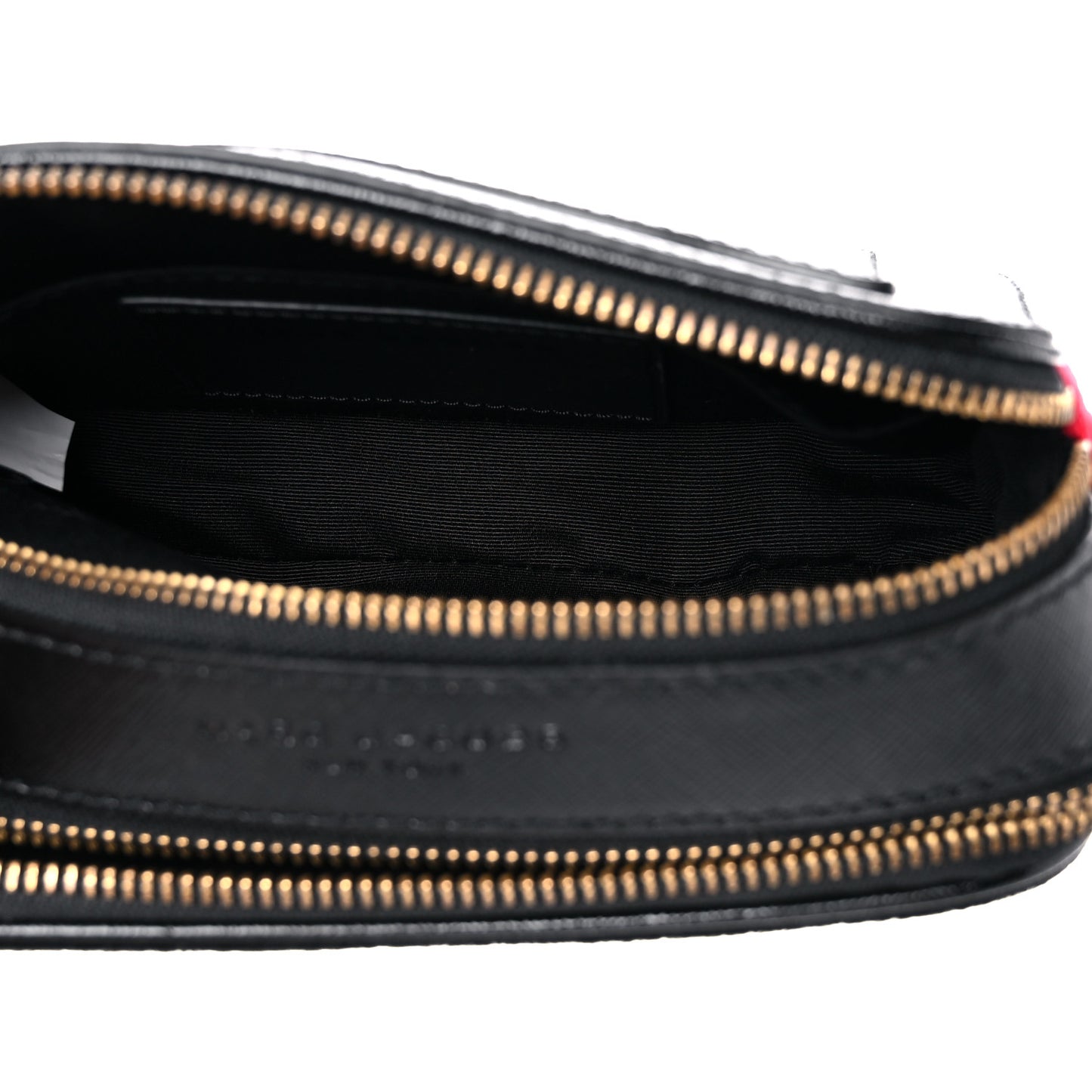 Calfskin Velvet Sequin Camouflage Snapshot Camera Bag Red Black