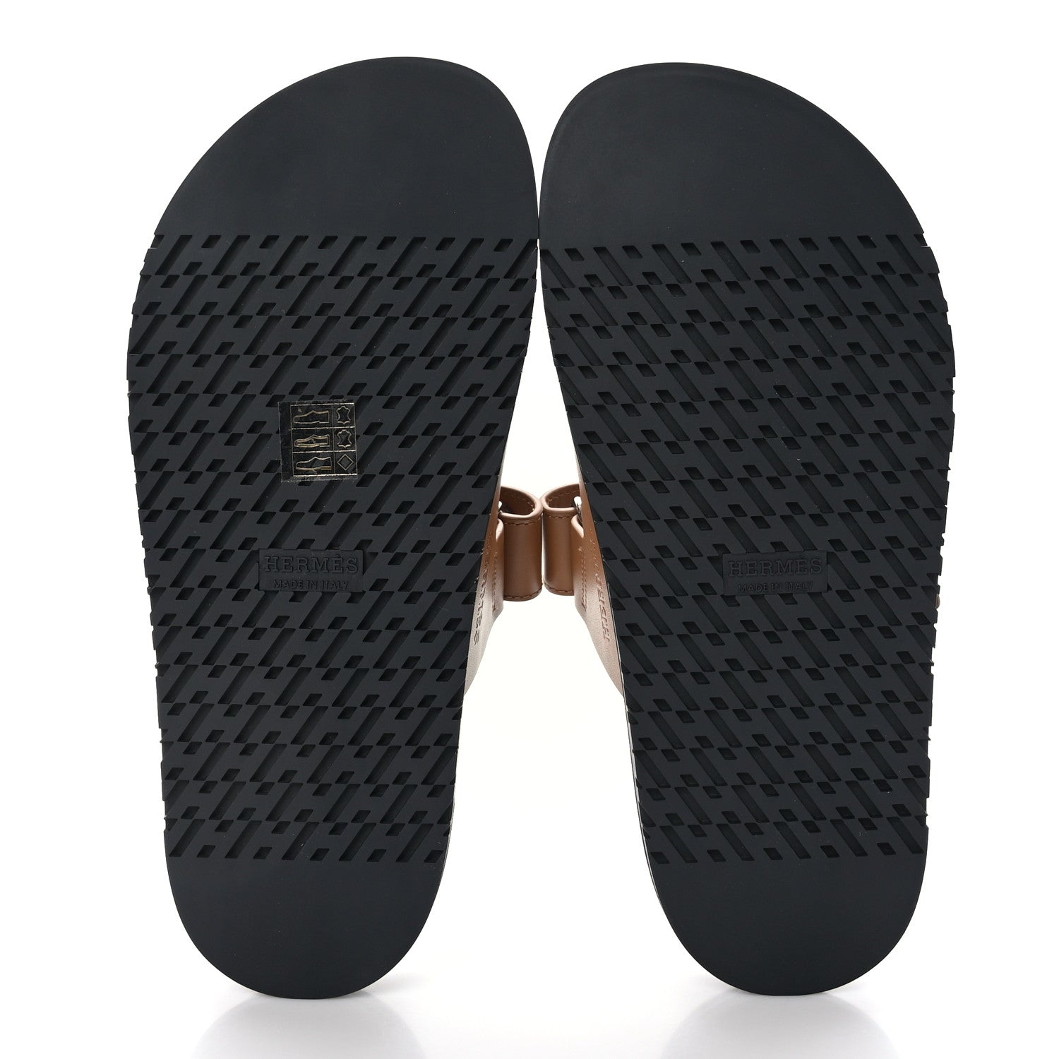 Hermes Calfskin Womens Chypre Sandals 37 Gold 5 of 9