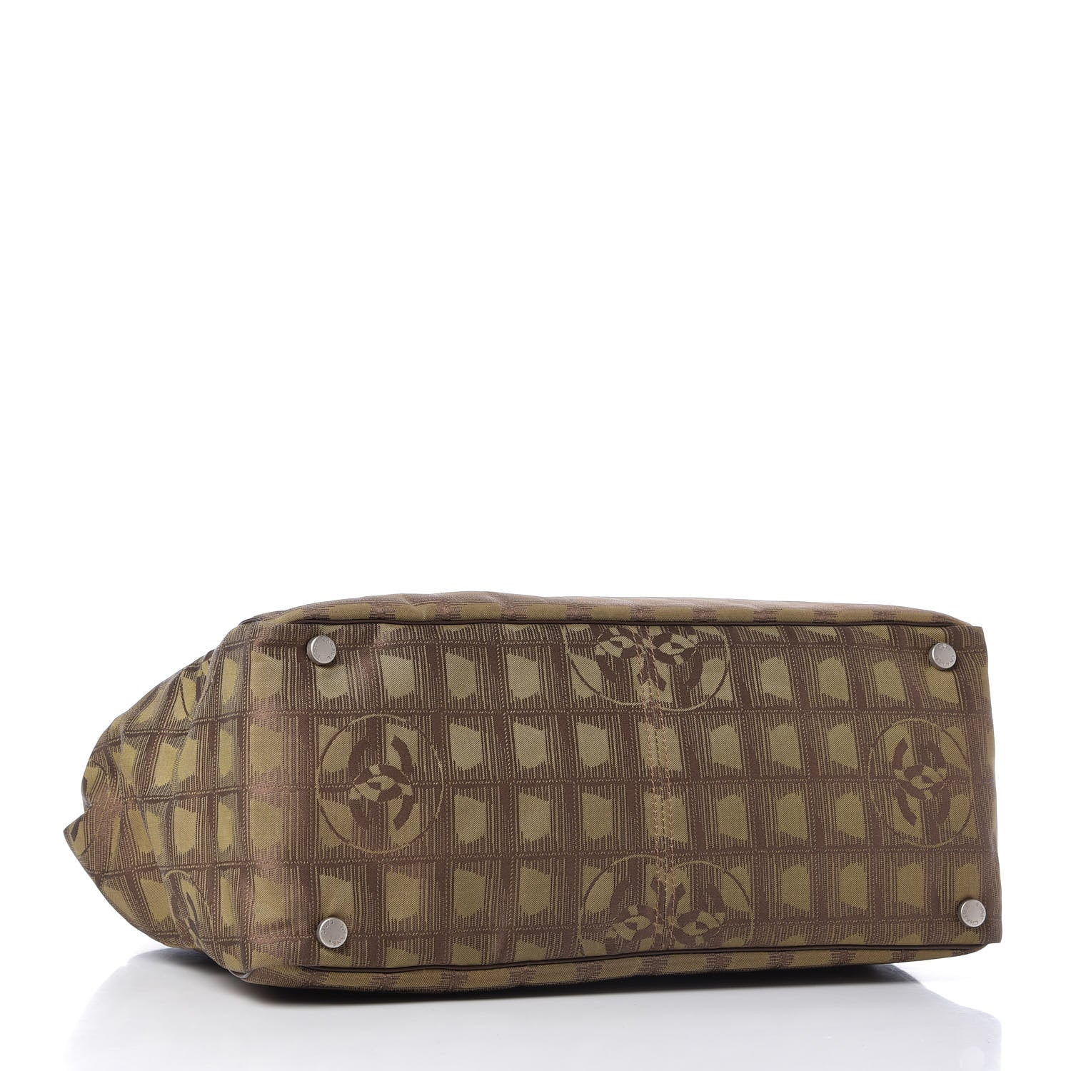 Chanel Nylon Medium Travel Tote Khaki 4 of 10