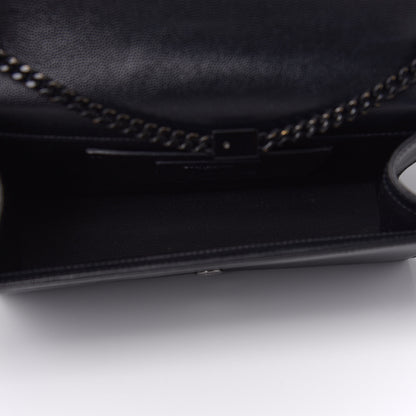 Saint Laurent Grain De Poudre Medium Classic Monogram Kate Satchel Black 5 of 10