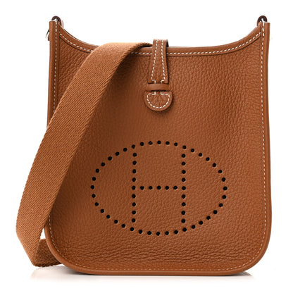 Hermes Taurillon Clemence Evelyne TPM Gold 1 of 11