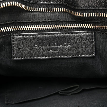 Balenciaga Chevre Gold Metallic Edge Hardware City Black 7 of 11