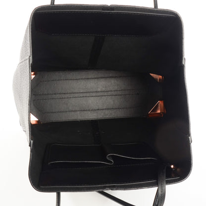 Alexander Wang Pebbled Calfskin Prisma Skeletal Tote Black Rose Gold Hardware 6 of 9