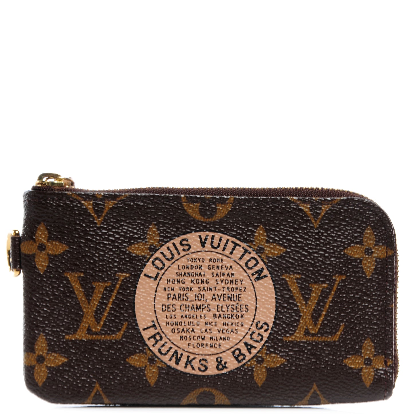 Monogram Complice Trunks and Bags Key Pouch Beige