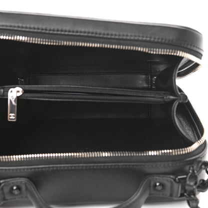 Chanel Lambskin Quilted Medium CC Filigree Vanity Case Black 5 of 10