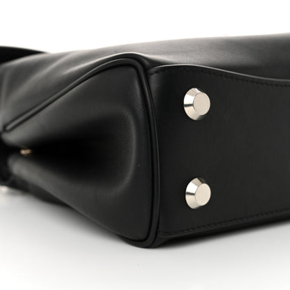 Balenciaga Natural Smooth Calfskin Mini Rodeo Top Handle Handbag Black 8 of 9