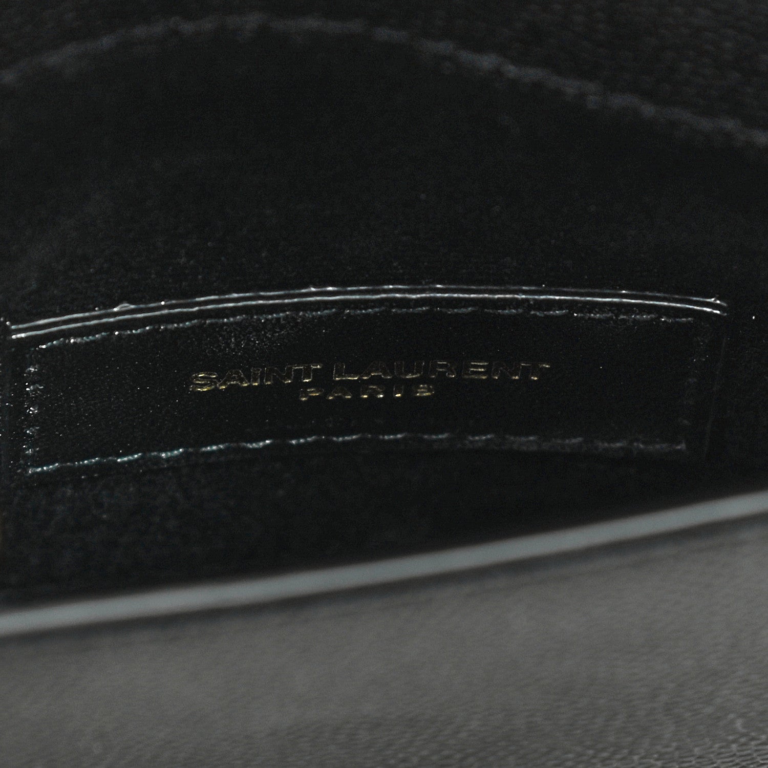 Saint Laurent Grain De Poudre Uptown Baby Pouch Black 6 of 10