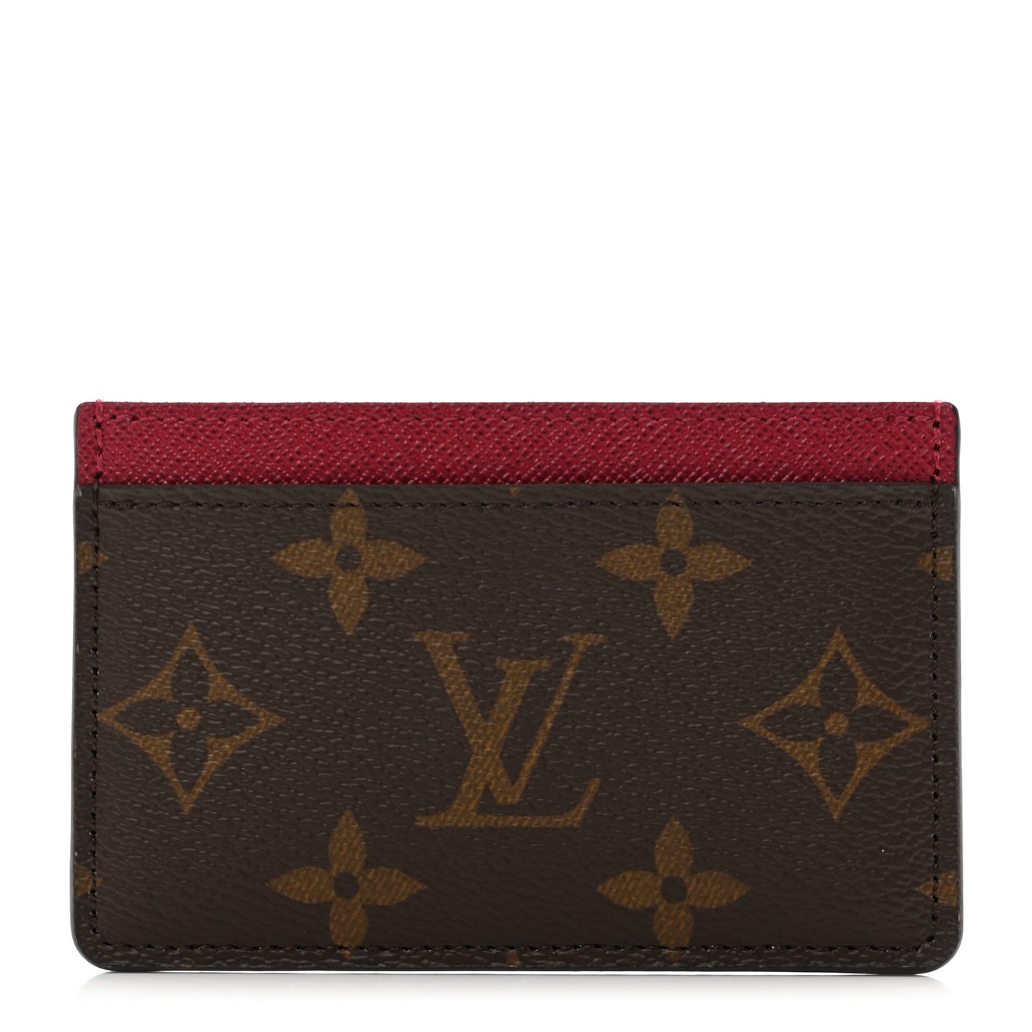 Monogram Card Holder Fuchsia