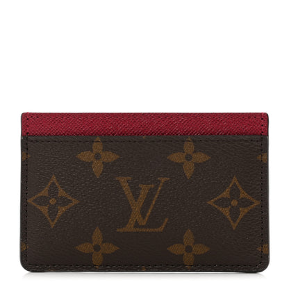Louis Vuitton Monogram Card Holder Fuchsia 1 of 6