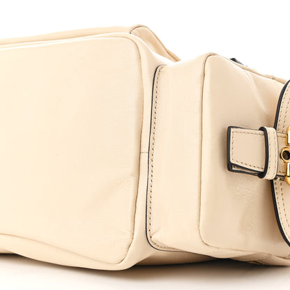 Chloe Shiny Calfskin Medium Double Carrry Camera Bag Sweet Beige 10 of 10