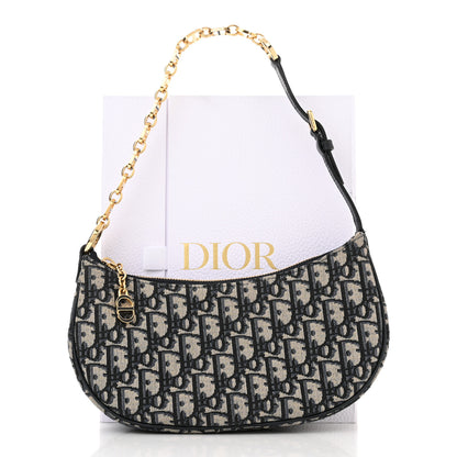 Christian Dior Oblique CD Lounge Bag Blue 11 of 11