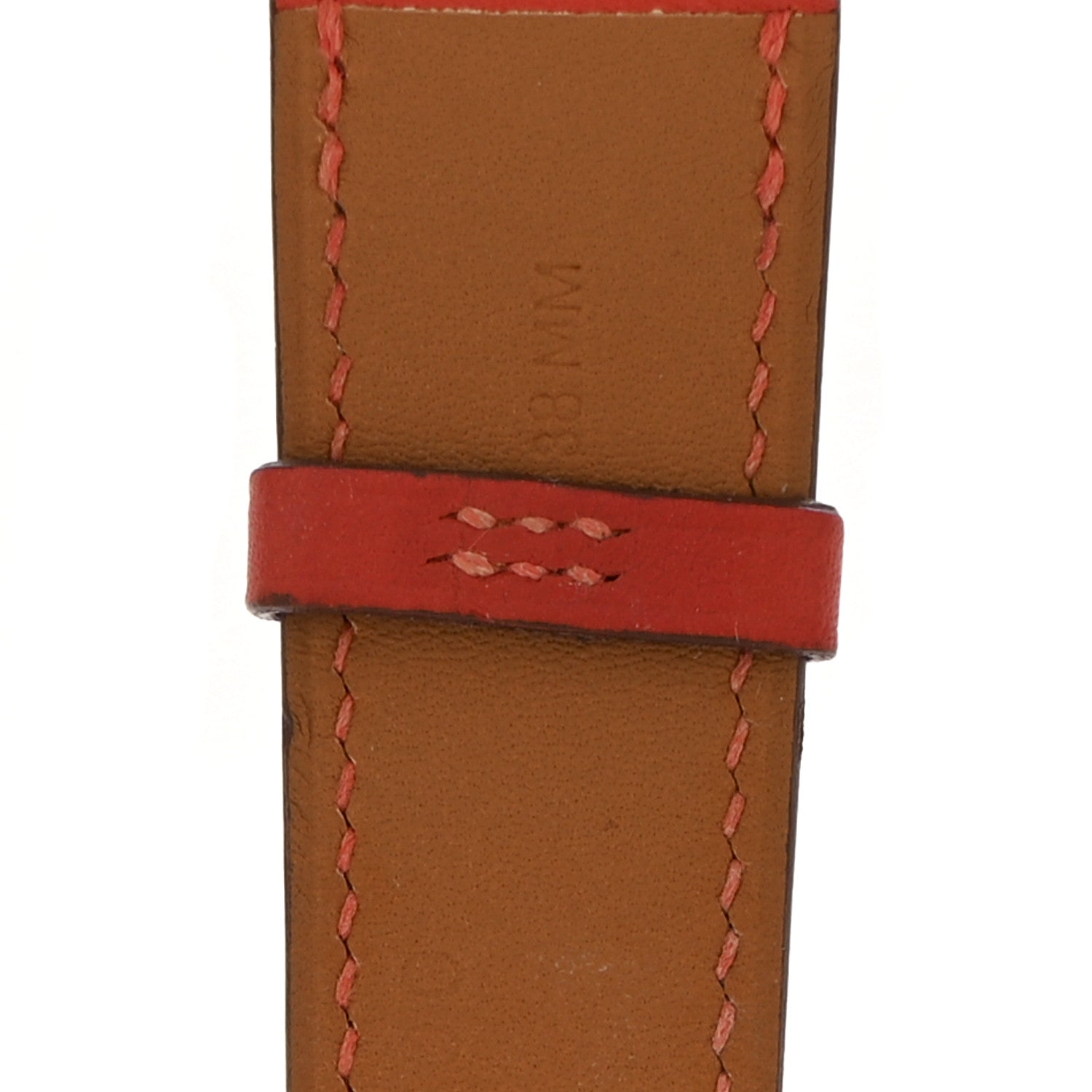 Hermes Swift 38mm Single Tour Watch Strap Capucine 4 of 4
