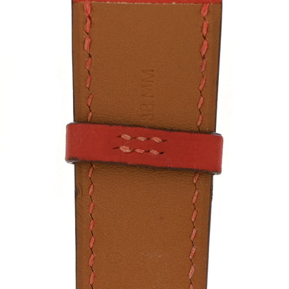 Hermes Swift 38mm Single Tour Watch Strap Capucine 4 of 4
