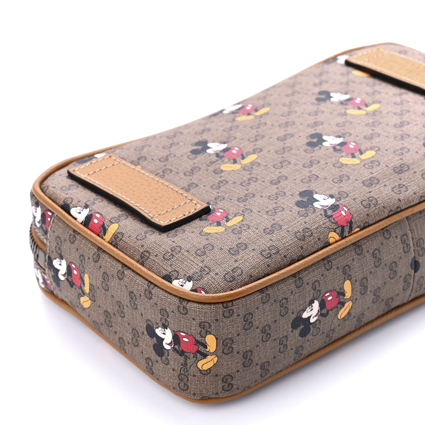 X DISNEY Mini Vintage GG Supreme Monogram Mickey Mouse Small Belt Bag 85 34 Beige Vintage Sun Oil