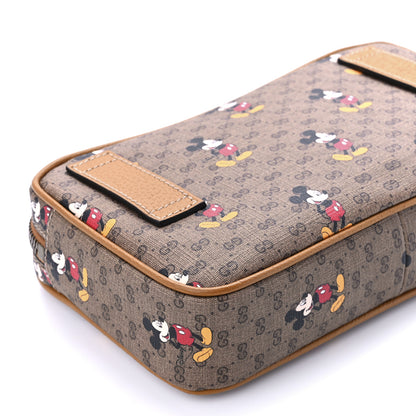 Gucci X DISNEY Mini Vintage GG Supreme Monogram Mickey Mouse Small Belt Bag 85 34 Beige Vintage Sun Oil 12 of 13