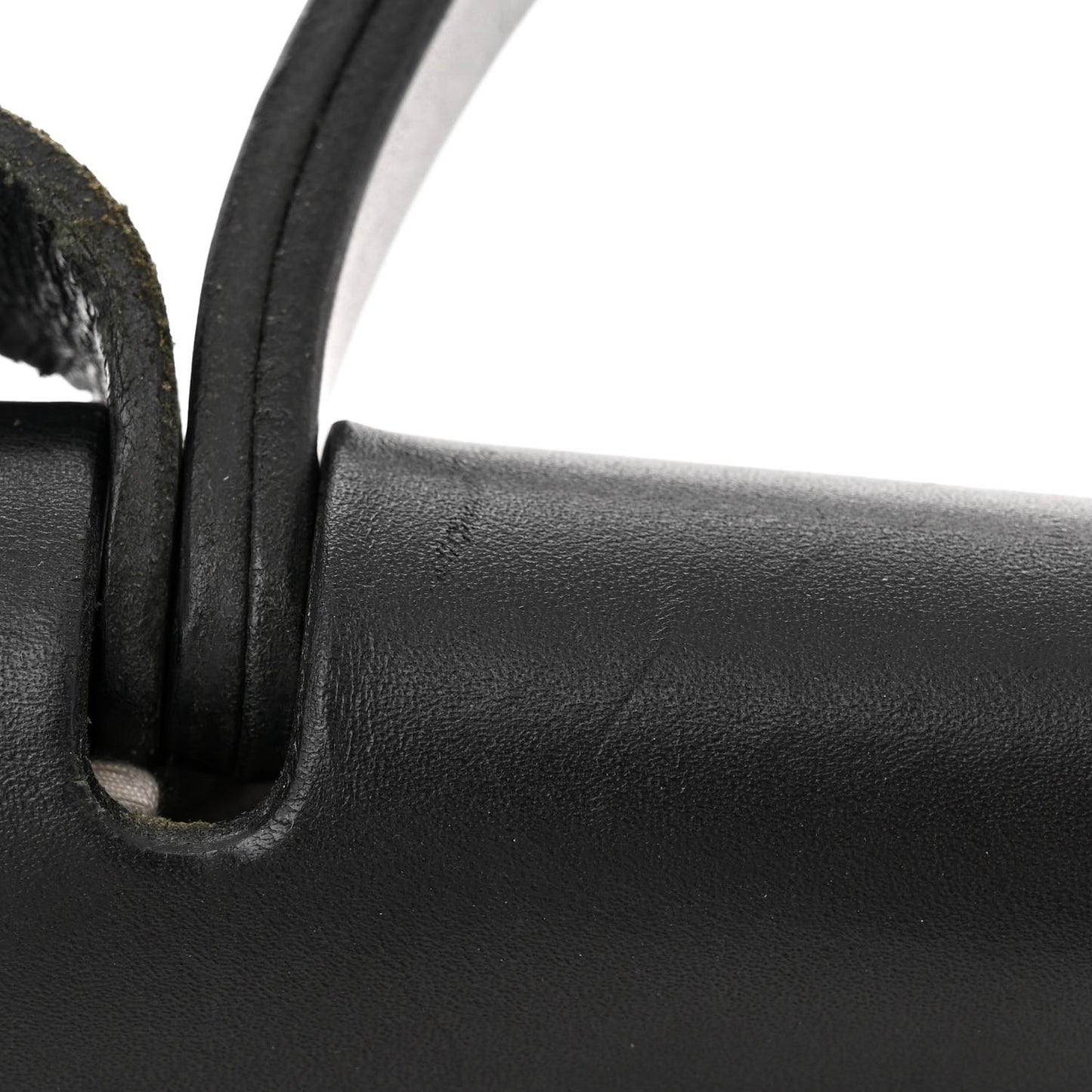 Toile Vache Calfskin Herbag 30 Black