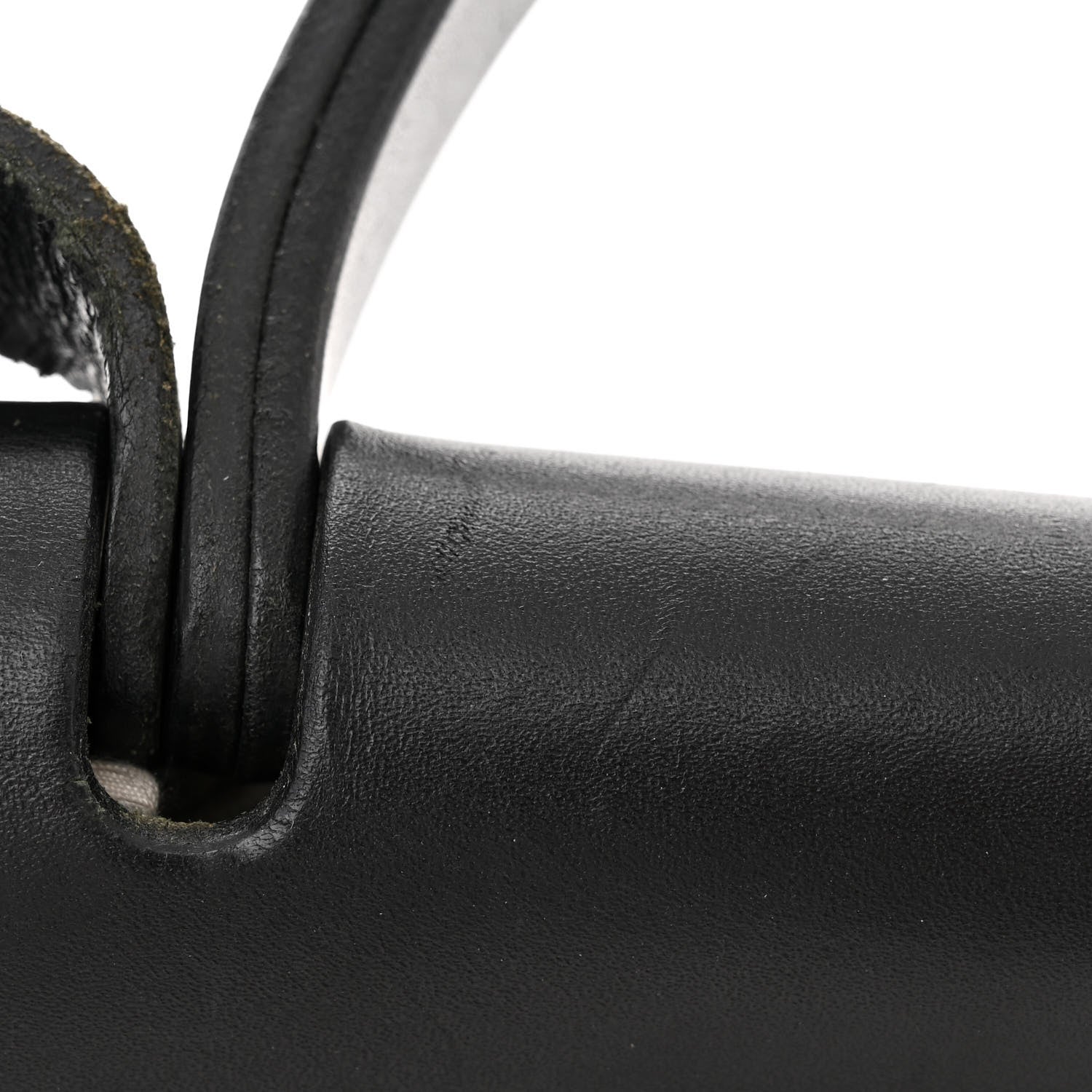 Hermes Toile Vache Calfskin Herbag 30 Black 11 of 13