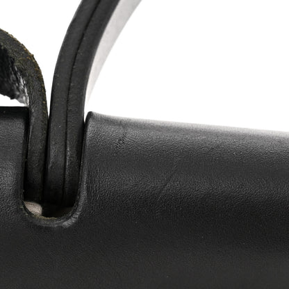 Hermes Toile Vache Calfskin Herbag 30 Black 11 of 13