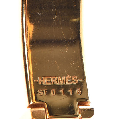 Hermes Enamel Narrow Clic Clac H Bracelet GM Orange 5 of 6