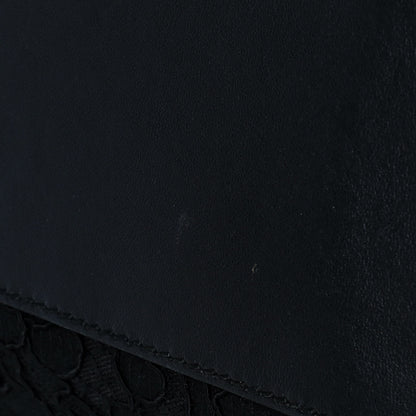 Dolce & Gabbana Calfskin Lace Miss Sicily Satchel Black 12 of 14