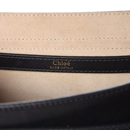 Chloe Calfskin Braided Medium Hudson Shoulder Bag Black 6 of 9