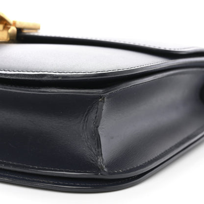 Celine Box Calfskin Medium Classic Box Flap Bag Navy 11 of 12