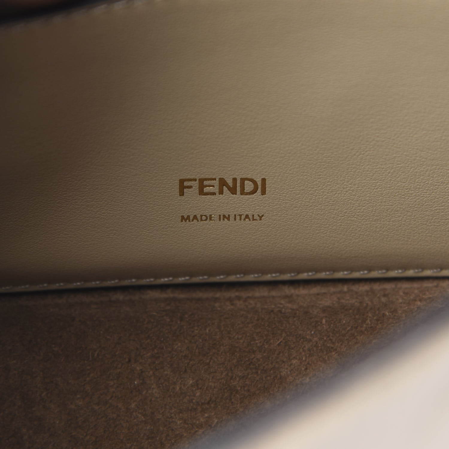 Fendi Agnello Old Shine Chamois Embossed Small Kan U Shoulder Bag Amido Viola Plus Multicolor 6 of 11