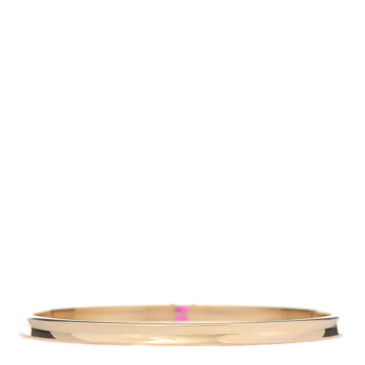 Tiffany 18K Yellow Gold Ruby Stacking Bracelet 2 of 4