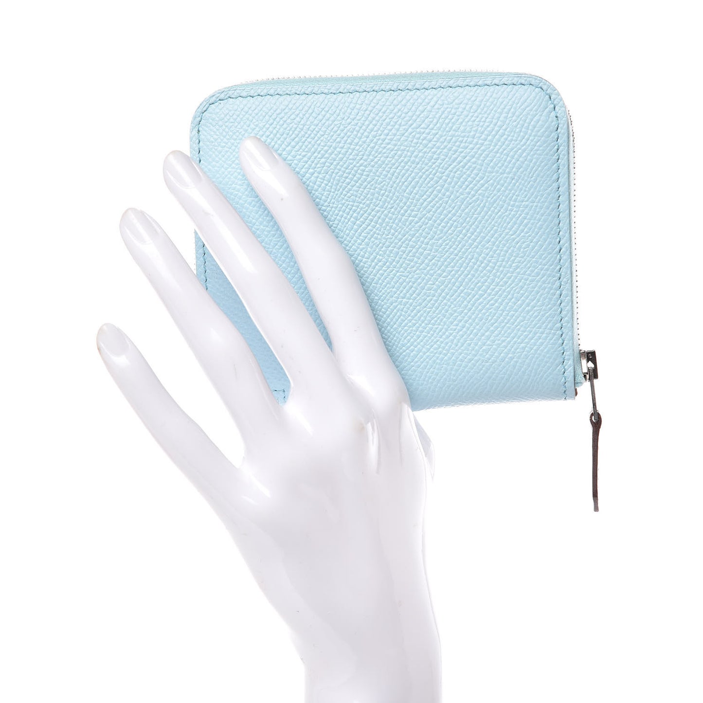 Epsom Silk'In Compact Wallet Bleu Zephyr