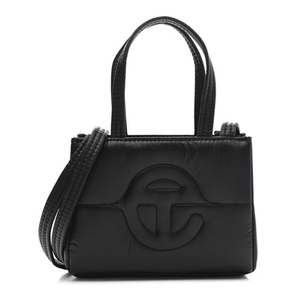Telfar Nylon Small Puff Shopping Bag Black 1 of 11