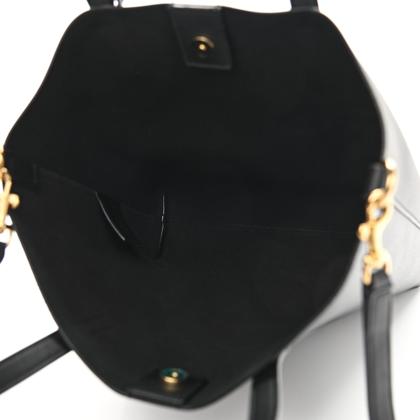 Calfskin Toy Shopping Tote Black