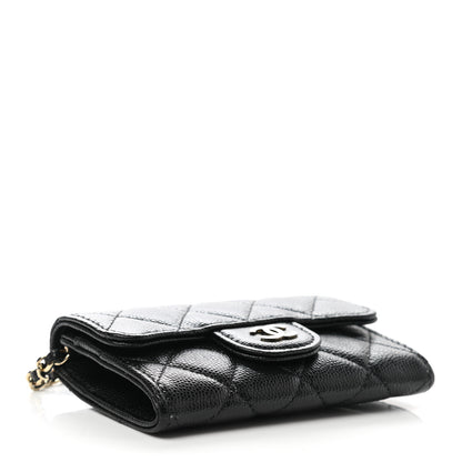 Chanel Caviar Quilted Flap Classic Belt Bag Black 4 of 11